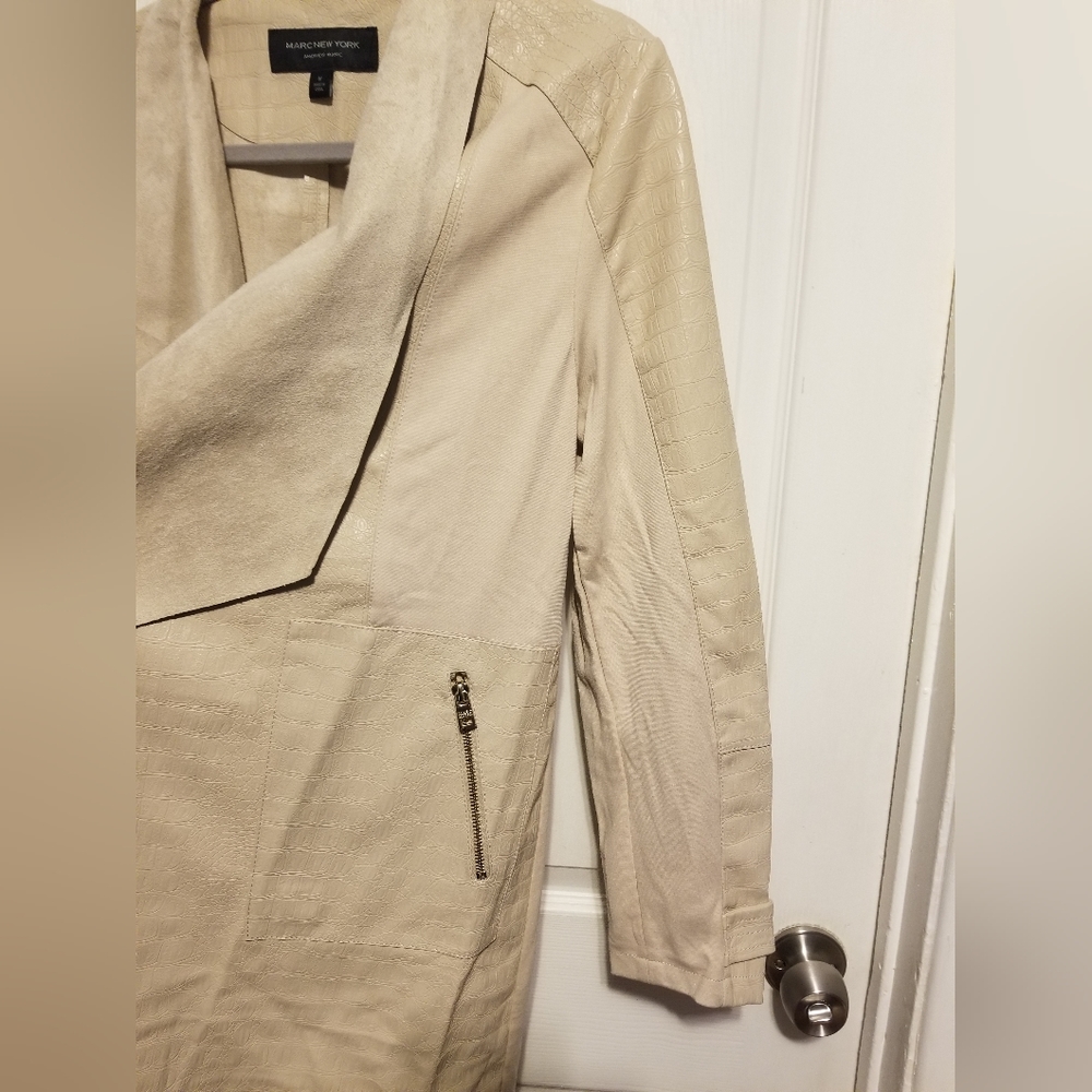 Marc New York  Andrew Marc Coast Beige Sz M - Picture 7 of 12